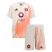 Maillot de foot AS Roma Bryan Cristante #4 Extérieur vêtements enfant 2024-25 Manches Courtes (+ pantalon court)